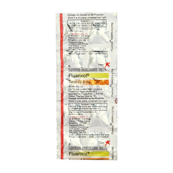 Fluanxol 0.5mg Tablet 10'S - Global Surgicals