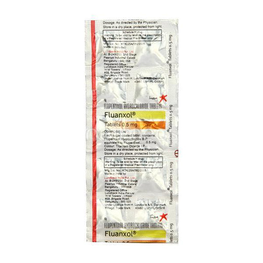 Fluanxol 0.5mg Tablet 10'S - Global Surgicals