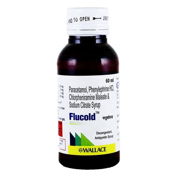 Flucold Syrup 60ml - Global Surgicals