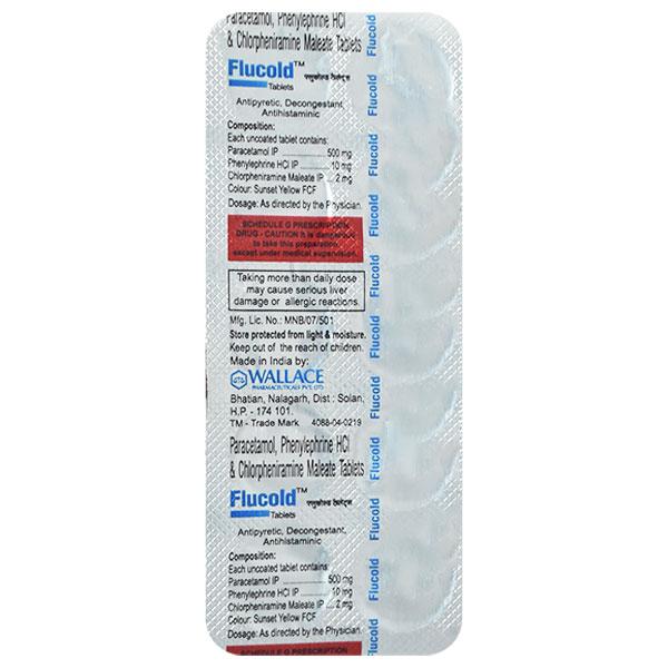 Flucold Tablet 10'S - Global Surgicals
