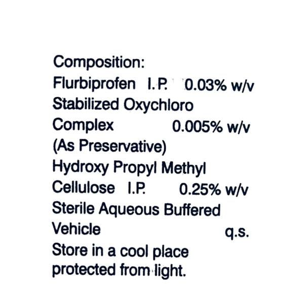 FLUFEN Eye Drops 5ml - Global Surgicals