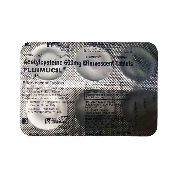 Fluimucil Lemon Flavour Effervescent Tablet 6'S - Global Surgicals