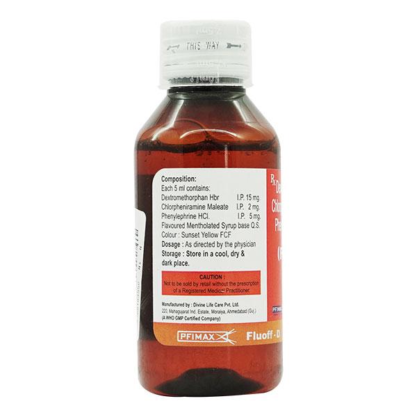 FLUOFF D Syrup 100ml - Global Surgicals