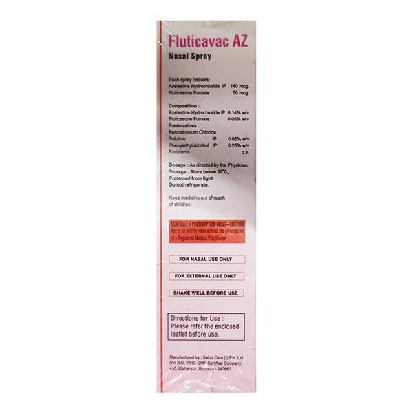 FLUTICAVAC AZ 70md Nasal Spray 7ml - Global Surgicals