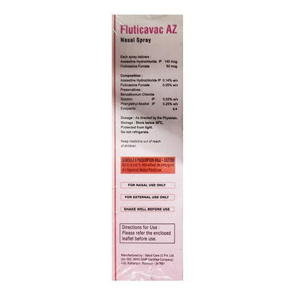 FLUTICAVAC AZ 70md Nasal Spray 7ml - Global Surgicals
