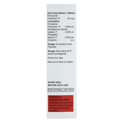 FLUTICLEAR Nasal Spray 12ml - Global Surgicals