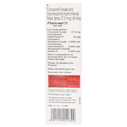 FLUTICONE OX Nasal Spray 7gm - Global Surgicals
