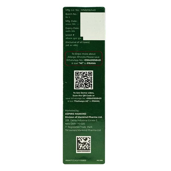 FLUTIWAYS AZ Nasal Spray 70md - Global Surgicals