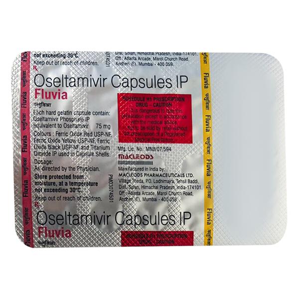 FLUVIA 75 Capsule 10's - Global Surgicals