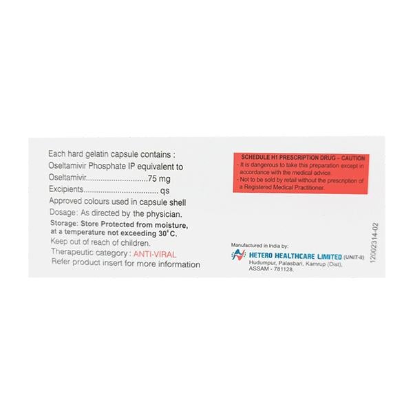 Fluvir 75mg Capsule 10'S - Global Surgicals