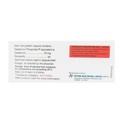 Fluvir 75mg Capsule 10'S - Global Surgicals