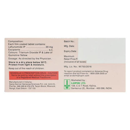 LEFUTOID 20mg Tablet 10's