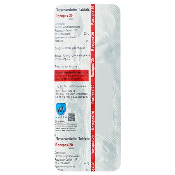 ROZUPEX 20 Tablet 10's