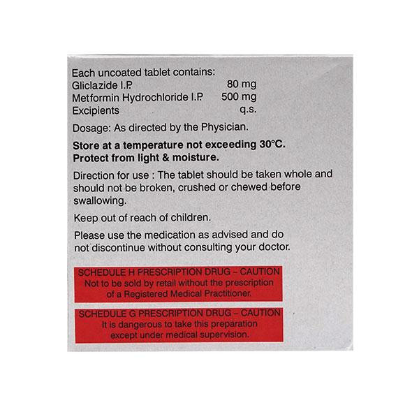 GLUCONORM Z 80mg Tablet 15's