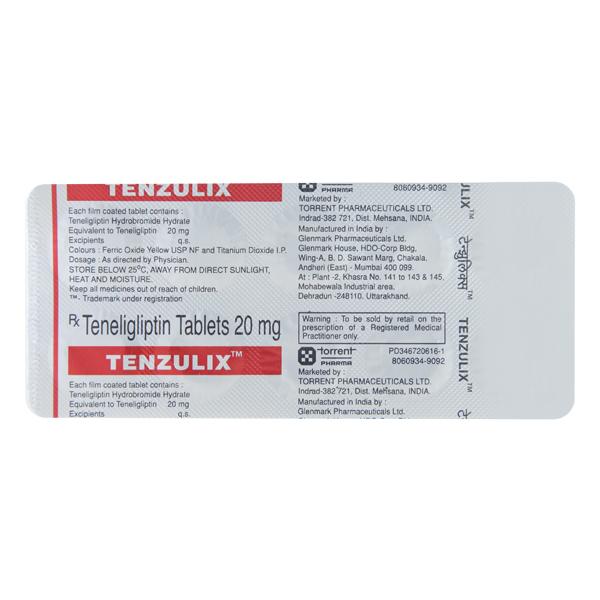 Tenzulix 20mg Tablet 10'S