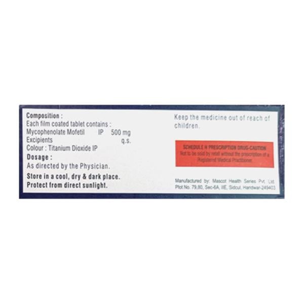 MYCOTEN M 500 Tablet 10's
