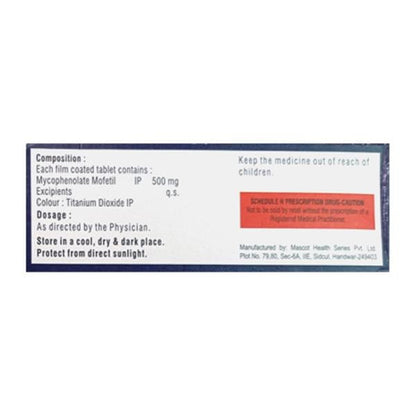 MYCOTEN M 500 Tablet 10's