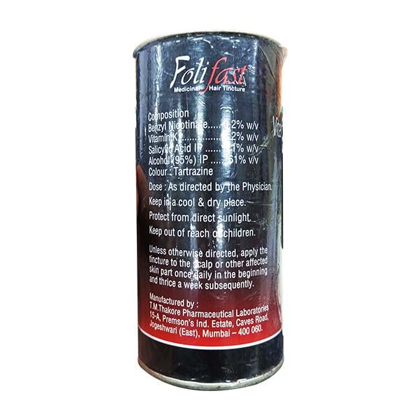 Folifast Hair Tincture Lotion 100ml - Global Surgicals