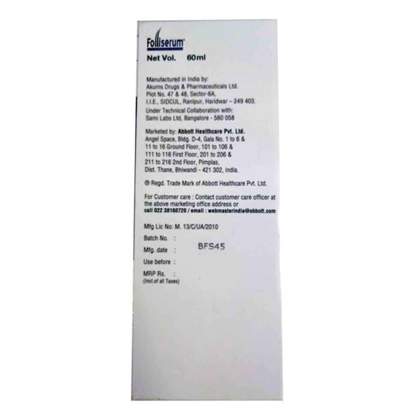 Folliserum Hair Growth Serum 60ml - Global Surgicals