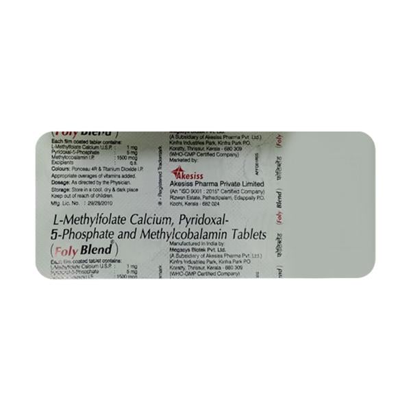 FOLYBLEND Tablet 10's - Global Surgicals