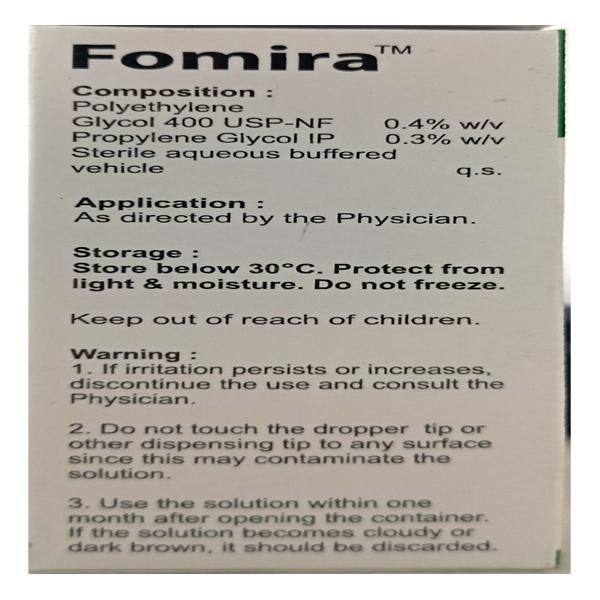 FOMIRA Eye Drops 10ml - Global Surgicals