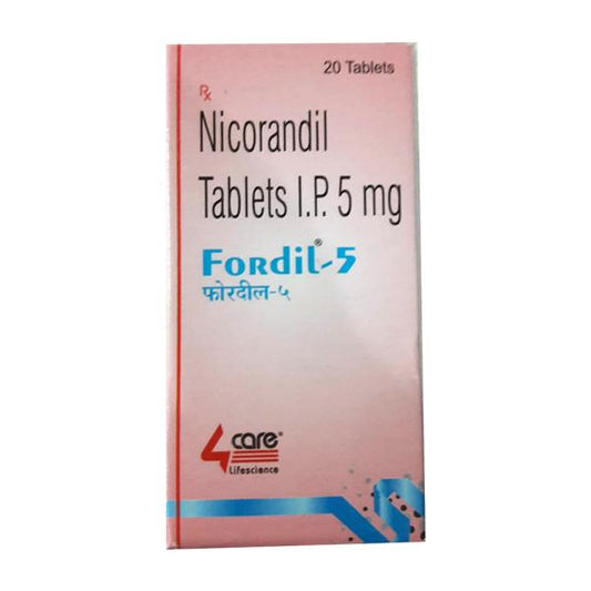 FORDIL 5mg Tablet 20's - Global Surgicals