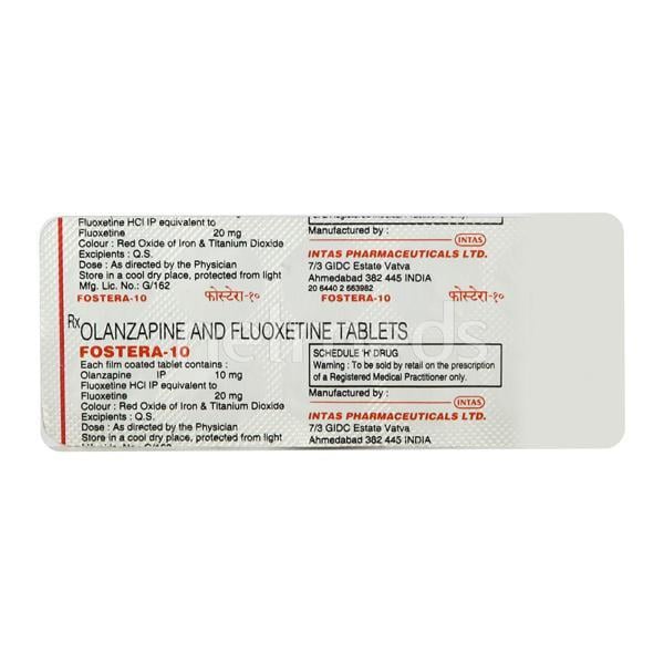 Fostera 10mg Tablet 10'S - Global Surgicals
