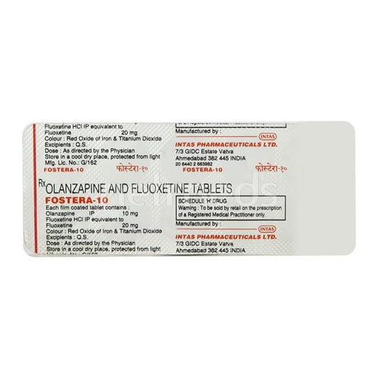 Fostera 10mg Tablet 10'S - Global Surgicals