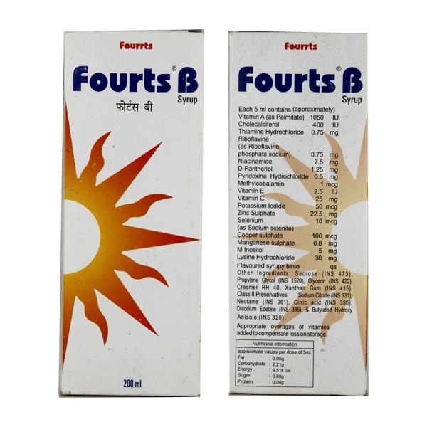 Fourts B Syrup 200ml - Global Surgicals