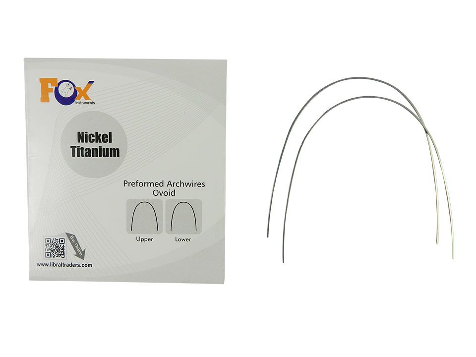 Fox Ovoid Preformed Rectangular NiTi Archwires - Global Surgicals