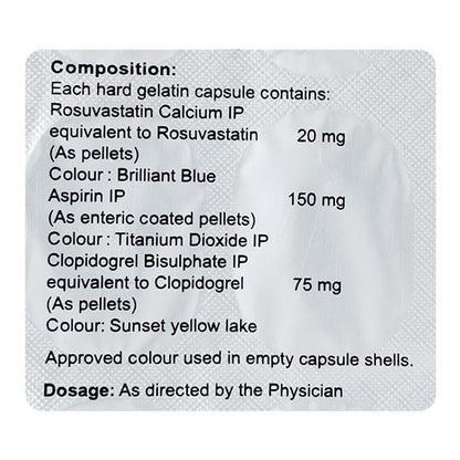 ROSUTOR GOLD 20/150 Capsule 15's