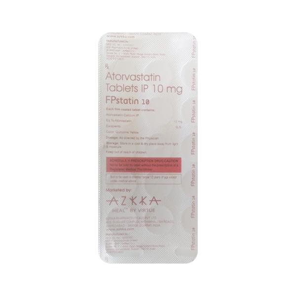 FPSTATIN 10 Tablet 15's - Global Surgicals