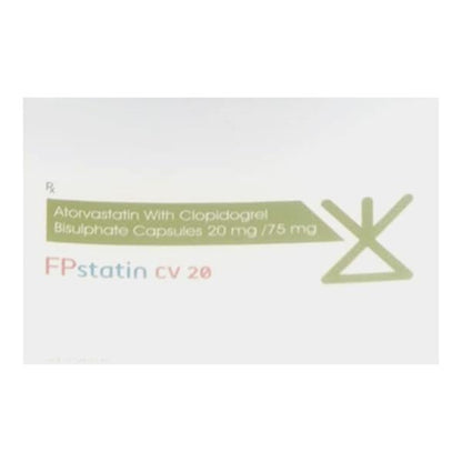 FPSTATIN CV 20 Capsule 15's - Global Surgicals