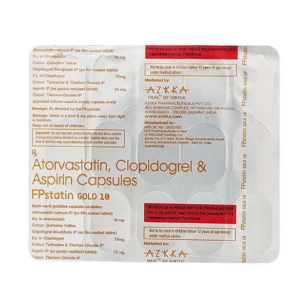 FPSTATIN GOLD 10 Capsule 10's - Global Surgicals