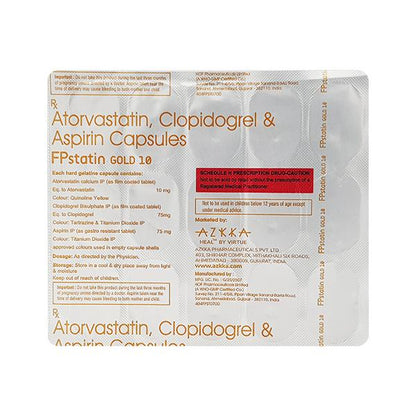 FPSTATIN GOLD 10 Capsule 15's - Global Surgicals