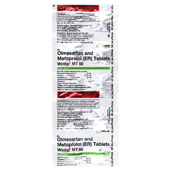 Winbp MT 50mg Tablet 10'S