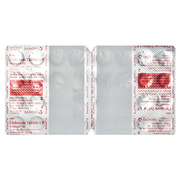 Frisium 10mg Tablet 15'S - Global Surgicals