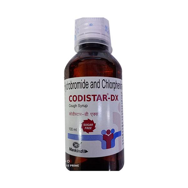 CODISTAR DX SUGAR FREE Cough Syrup 100ml