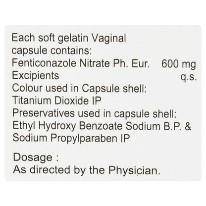 FENTISPOR Vaginal Capsule 1's