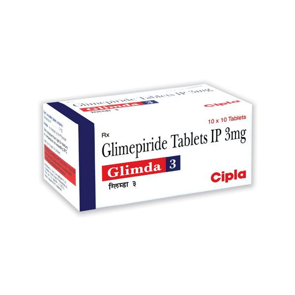 GLIMDA 3 Tablet 10's