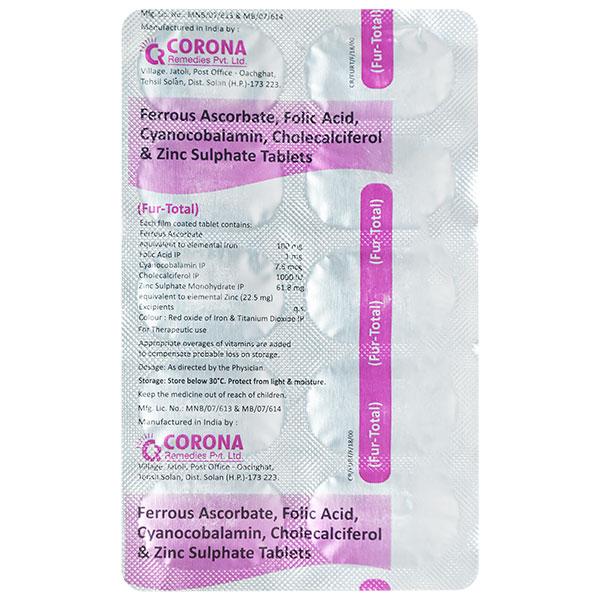 FUR Total Tablet 10'S - Global Surgicals