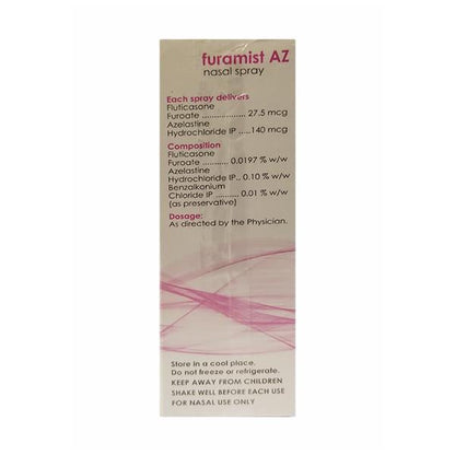 Furamist AZ Nasal Spray 70Md - Global Surgicals