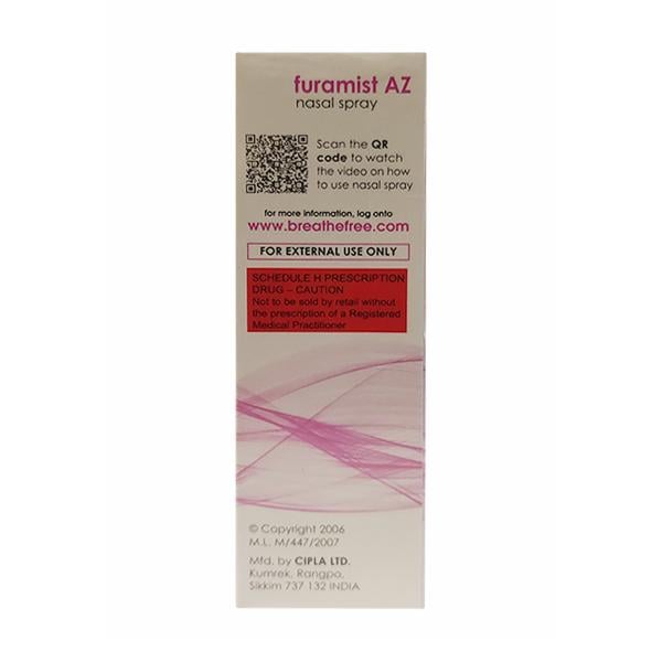 Furamist AZ Nasal Spray 70Md - Global Surgicals