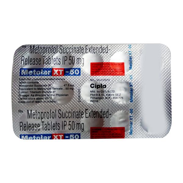 METOLAR XT 50 Tablet 15's