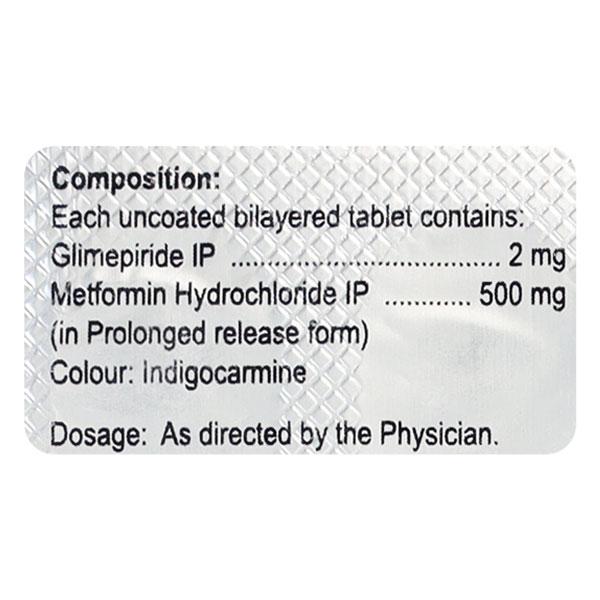 Walaphage G 2/500mg Tablet 15'S
