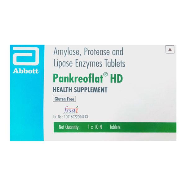 PANKREOFLAT HD GLUTEN FREE Tablet 10's