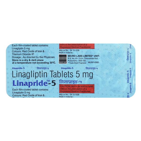LINAPRIDE 5 Tablet 10's