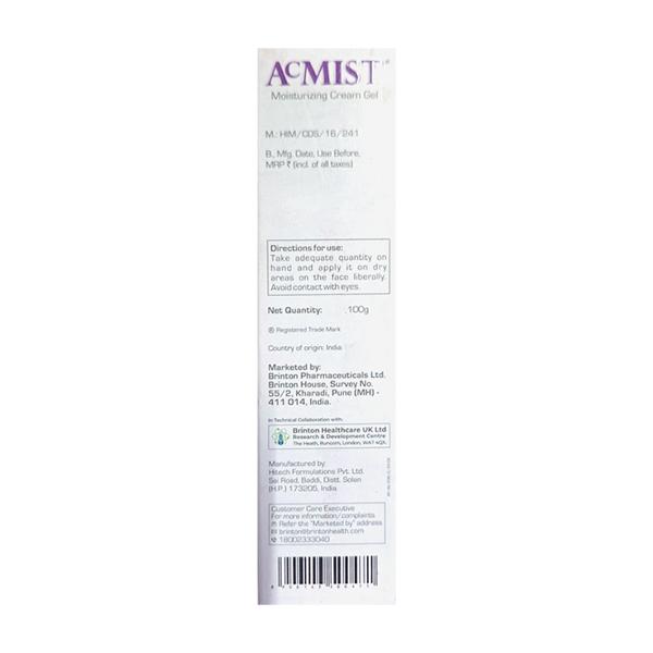 ACMIST MOISTURIZING CREAM Gel 100g