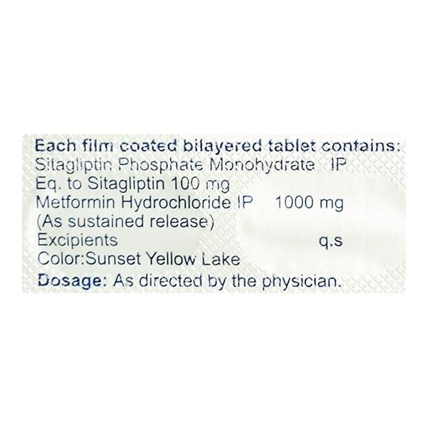 SITALEMBIC M SR 100/1000 Tablet 15's