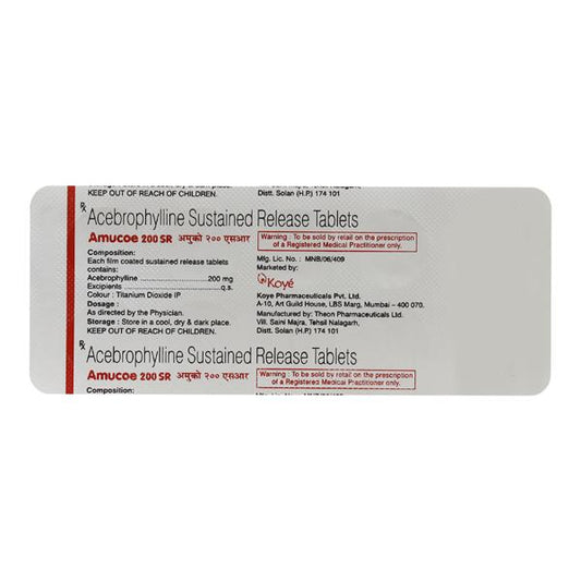 Amucoe 200 SR Tablet 10'S